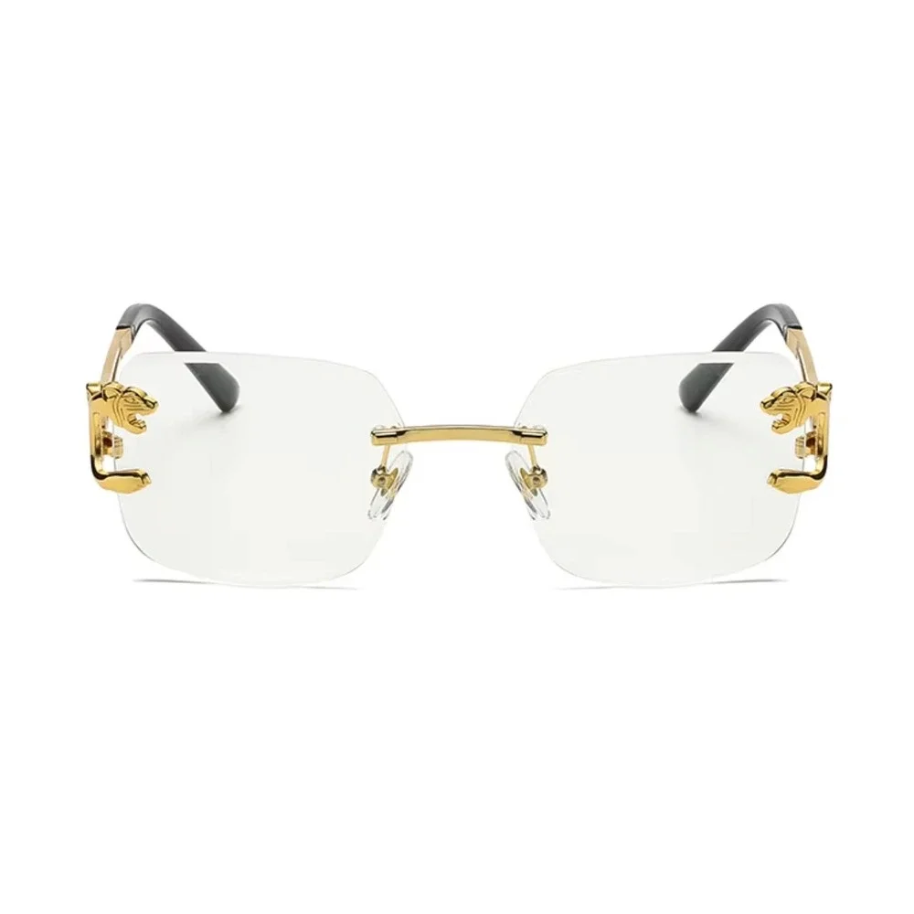 Sunglasses Sophisticated Classic Clear Lens Eye Glasses‎ Gold Vintage Hp Hop New